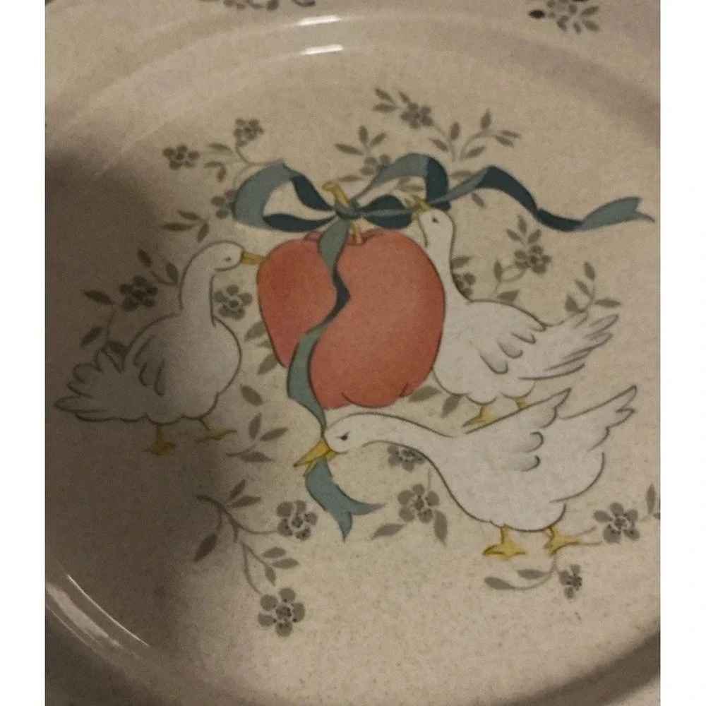 Vintage Marmalade Goose International Stoneware- Set Of 2  11